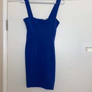 Blue mini dress